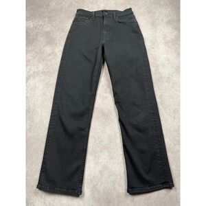 MOTHER High Waisted Rider Ankle Jeans Not Guilty Black Wash Women's Size 26‎